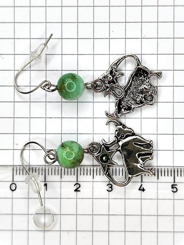 Kleine Sternzeichen-Ohrringe STIER Geburtsstein APRIL MAI 1.2.3. Dekade Schmuck - Bild 49 von 56