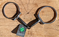 REINSMAN 5" Sweet Iron Offset D Ring Snaffle Bit Western Horse Riding  Training