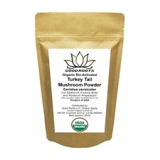 Turkey Tail Mushroom Powder Organic USA grown Bio-Active Full Spectrum 8 oz