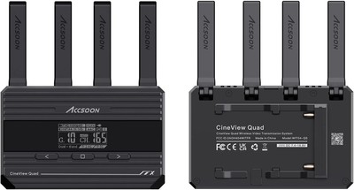 Accsoon CineView Quad Drahtlos SDI/HDMI Video Sender und Empfänger Set