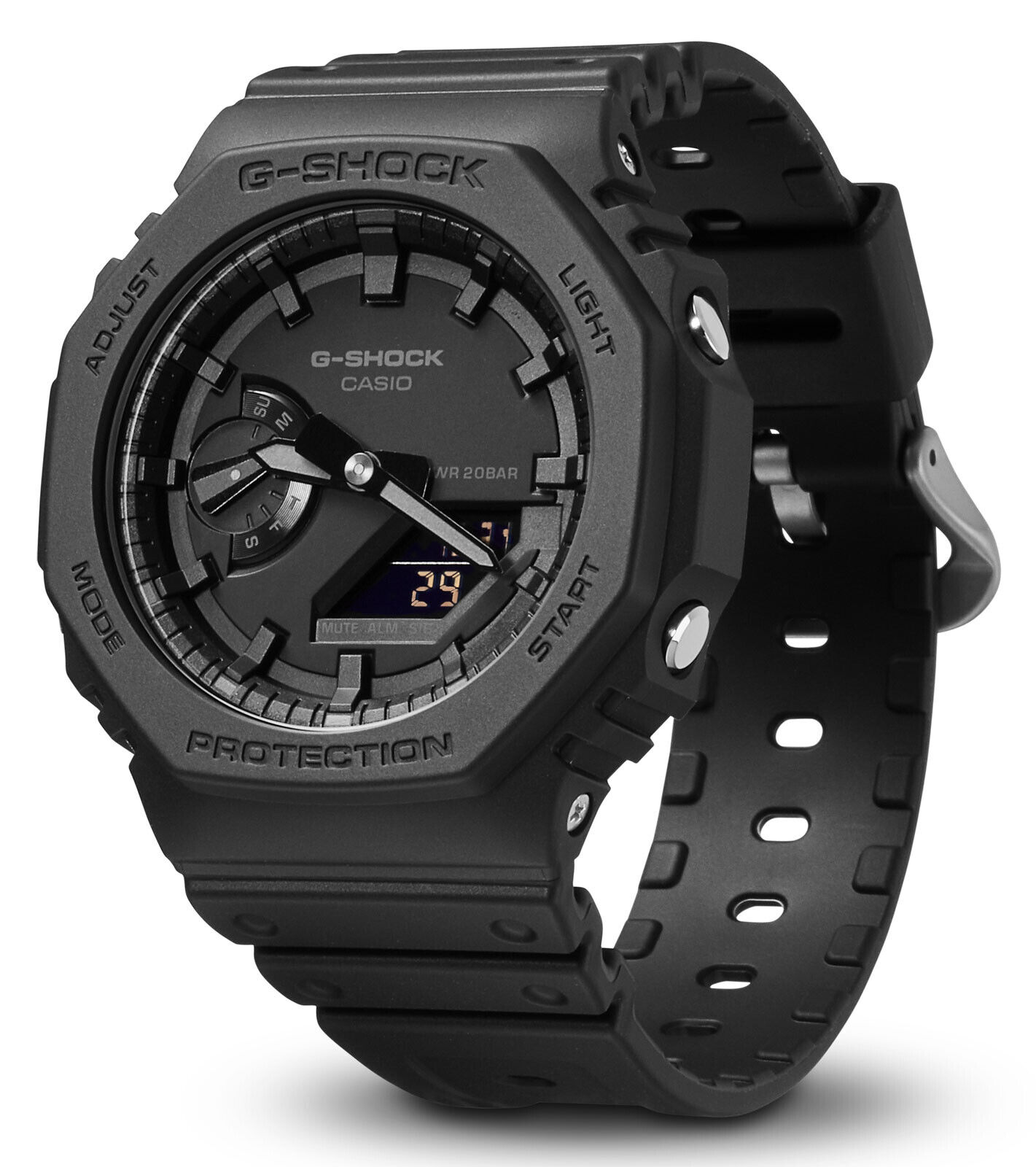 Casio G-Shock Uhr GA-2100-1A1ER Armbanduhr analog digital