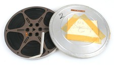8MM FOUND FOOTAGE 400FT 1953 WESTERN TRIP IN METAL CASE