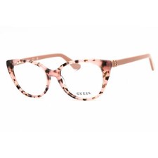 Guess Women's Eyeglasses Pink /Other Acetate Cat Eye Full Rim Frame GU50107 074