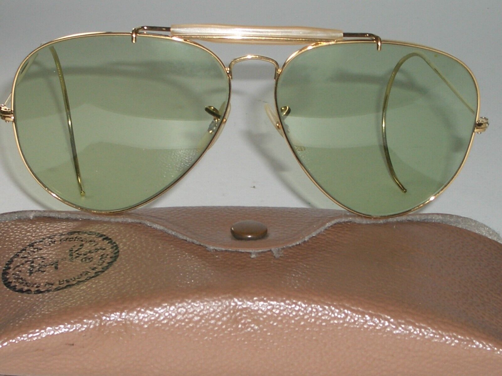 62MM 1970s VINTAGE B&L RAY-BAN PHOTO GREEN CHANGE… - image 1