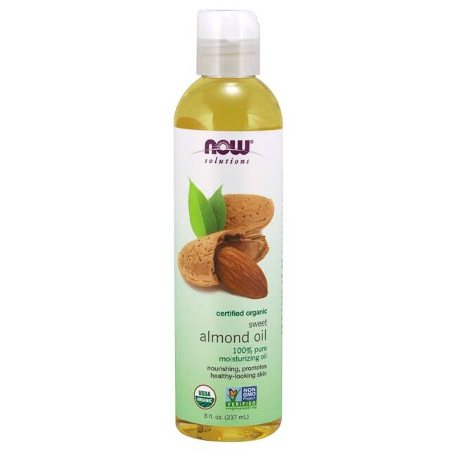 NOW Foods Organic Sweet Almond Oil 8 fl oz Liq