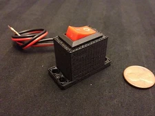 brackets enclosure Snap-in On/Off Rocker Switch 2 Pin 3A @ 250VAC 12v case