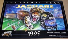 JAGUARS 1995 Inaugual Year POSTER