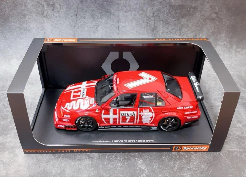 1/18 HPI Alfa Romeo 155 V6 TI A. Nannini DTM 1993 WINNER Hobbies IgnitionModel - Image 4 of 4
