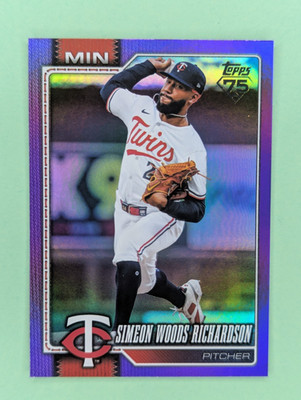 2026 TOPPS SERIES 2 BASEBALL SIMEON WOODS RICHARDSON PURPLE RAINBOW FOIL /250