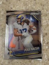 2025 Panini Prizm Puka Nacua #205 Los Angeles Rams Football Card