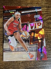 KIKI IRIAFEN 2025 Panini National VIP Gold Pack Rookie Red Cracked Ice Prizm /99