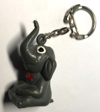 Neuer :   Wendelin-Elefanten-Schlüsselanhänger,   vintage ,   grau ,   aus   D