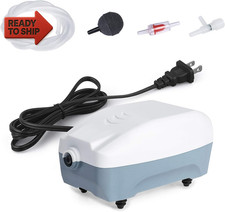 HITOP Single Outlet Aquarium Air Pump, Fish Tank Aerator with Accessories, Quie