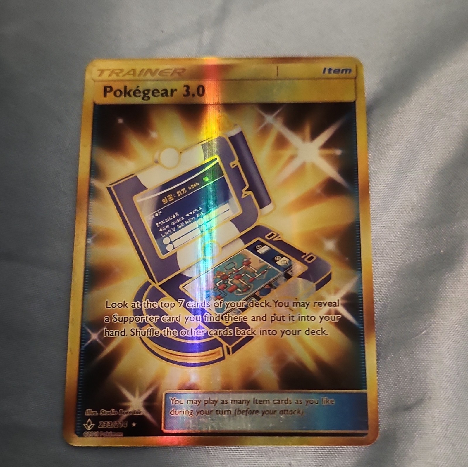 Pokemon TCG Pokegear 3.0 233/214 Unbroken Bonds Reverse Holo English 2019