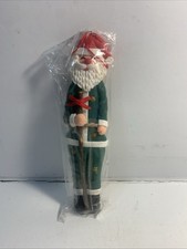 NOS Vintage Darice Holiday Trimmings Santa Claus Figure 7.5"