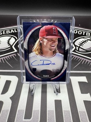 2025 Topps Tier One Caden Dana RC Tier One Shots Auto /75 LA Angels #TOS-CD