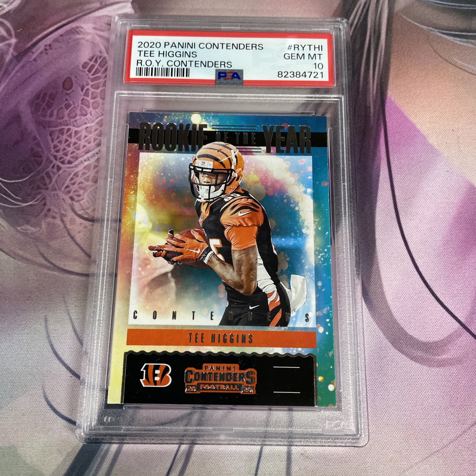 Tee Higgins Panini Contenders Rookie of the Year Contenders #RYTHI Base