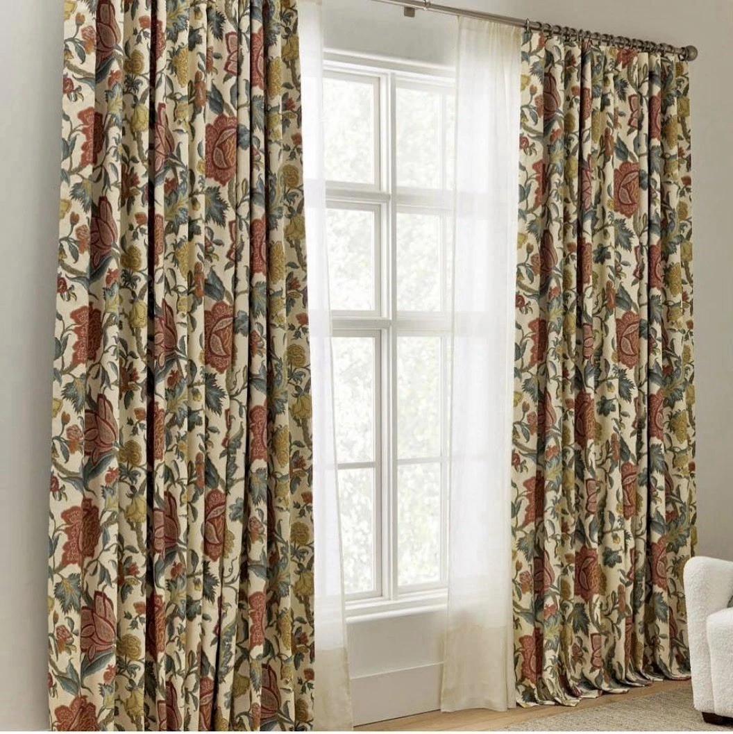 Pottery Barn Cynthia Palampore Floral Linen Window Curtains Panel Drapes Set 2
Opens in a new window