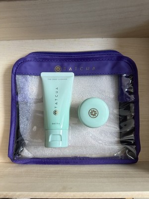 TATCHA Skin Care Set Deep Cleanse Cleanser & Water Cream Lightweight Hydration