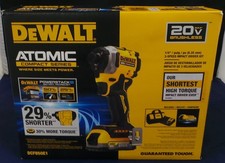 DeWalt DCF850E1 ATOMIC BRUSHLESS 20V MAX 1/4" Impact Driver Kit BRAND NEW