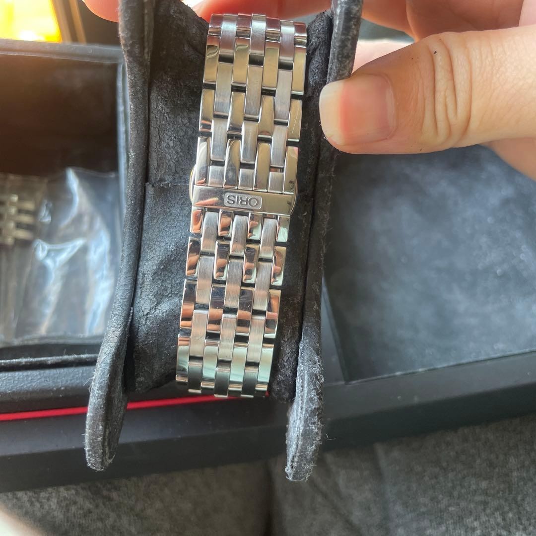 Oris Rectangular Automatic Watch with Exhibition … - image 7