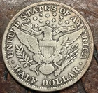 1908-D BARBER HALF DOLLAR USA 🇺🇸 HISTORIC SILVER COIN 🔥