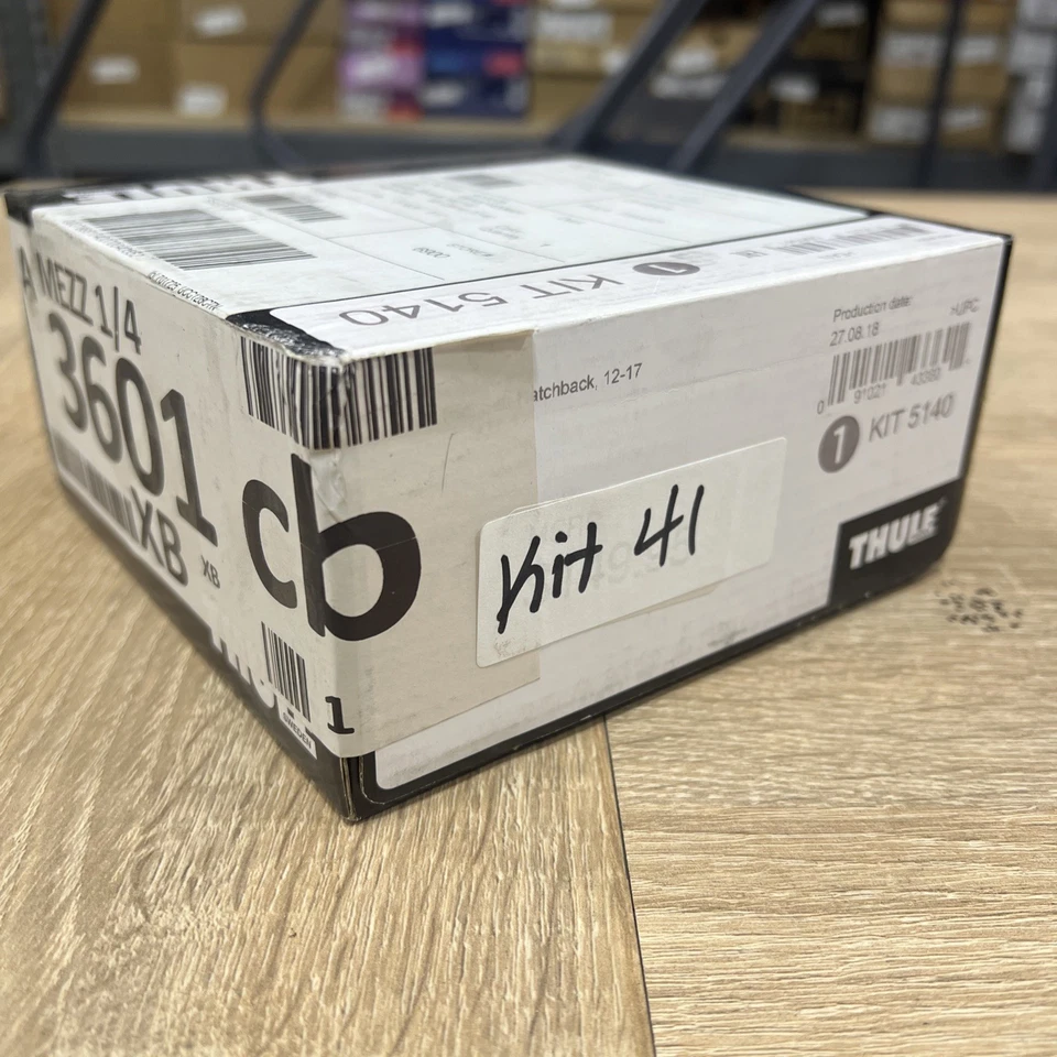 Kit de ajuste de portaequipajes de techo/abrazadera de borde Thule 5140 Evo (paquete de 4) para Kia Rio KIT41 Foto 2 de 4