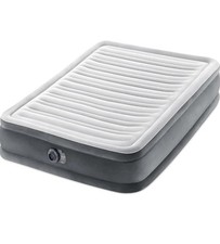 Intex Full 13in Dura-Beam Deluxe Mid-Rise Plush Air Mattress Built-in Pump