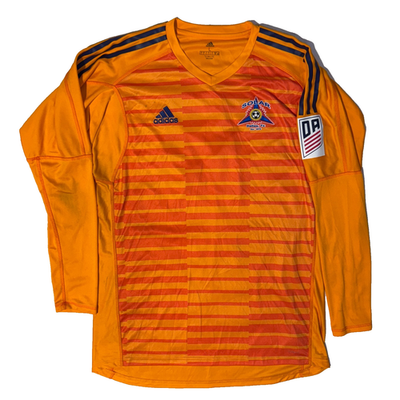 MLS Solar Adidas Men's Authentic Long Sleeve GoalKeeper Orange