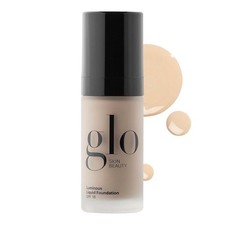 Glo Skin Beauty Luminous Liquid Mineral Foundation Makeup with SPF 18 Linen 