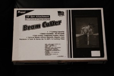Prazi Beam Cutter 12'' Attachment   Model PR7000 for 7 1/4'' & 8 1/4'' Worm Drive
