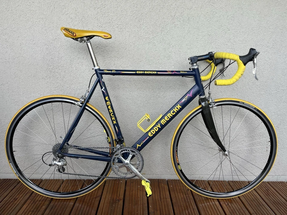 Eddy Merckx Titane EM Millenium vintage titanium bike with Dura Ace 7700