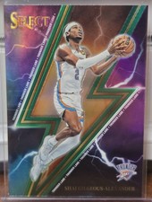 2023-24 Panini Select - Thunder Lane Shai Gilgeous-Alexander #11 Green Prizm
