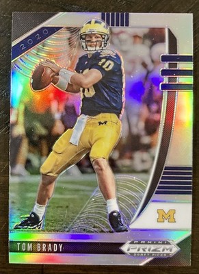 TOM BRADY 2020 PANINI PRIZM DRAFT PICKS SILVER HOLO PRIZM #97 THE GOAT  