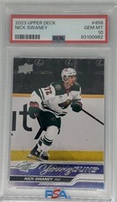 2023 Upper Deck Nick Swaney YOUNG GUNS ROOKIE RC PSA 9 MINT #458 Wild