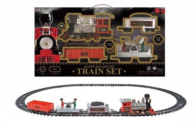 Deluxe Abfahrtszug Set Weihnachten mit Sound & Licht