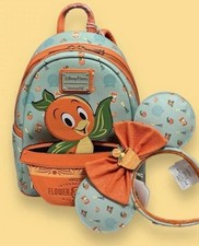 Disney 2024 Epcot Flower & Garden Festival ORANGE BIRD Loungefly Backpack & Ears