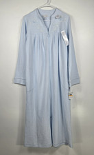 Miss Elaine Women's Size Small Light Blue Nightgown House Coat Robe NWT