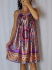 Robe femme Jacqueline Riu imprimée fluide bohème chic multicolore T40
