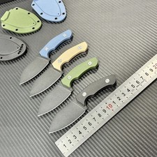 EDC Cuchillo de Cuello Táctico, Mini Cuchillo de Cuello Colgante, Colgante Portátil de Autodefensa