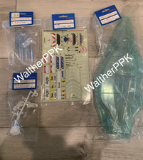 Rara carrozzeria Kyosho Ferrari F189 nuova scala 1/10, casco pilota, ala, decalcomanie,