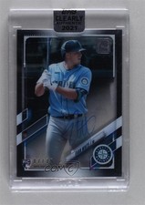 2021 Topps Clearly Authentic Auto Black 7/75 Evan White #CAA-EW Auto 0n64