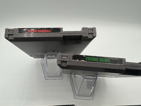 Tecmo Bowl & Tecmo Baseball NES Nintendo Game - Cartridge, Manuals & Sleeves