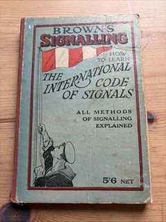 1947 International Code Of Signals Book Royal & Merchant Navy