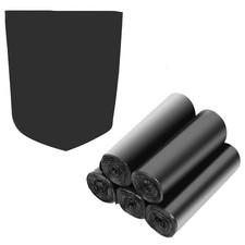 4-6 Gallon Recycled Trash Bags Biodegradable Trash Bags Compostable Garbage b...