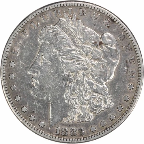 1883-S Morgan Silver Dollar EF Uncertified #216
