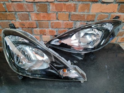Black Housing Honda Jazz Fit GE8 GP1 GE 2011-13 HALOGEN Head Lights Lamps PAIRS