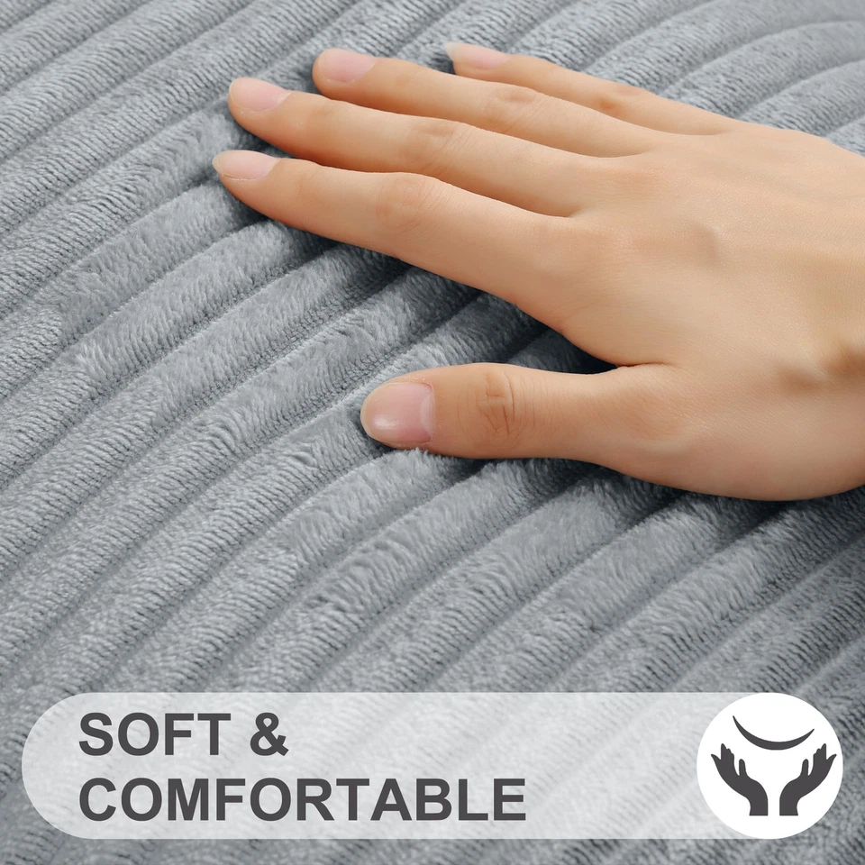 Simmore Juego de 2 Fundas de Almohada Navidad 16x16 Franela de Felpa Natural Suave Foto 2 de 4