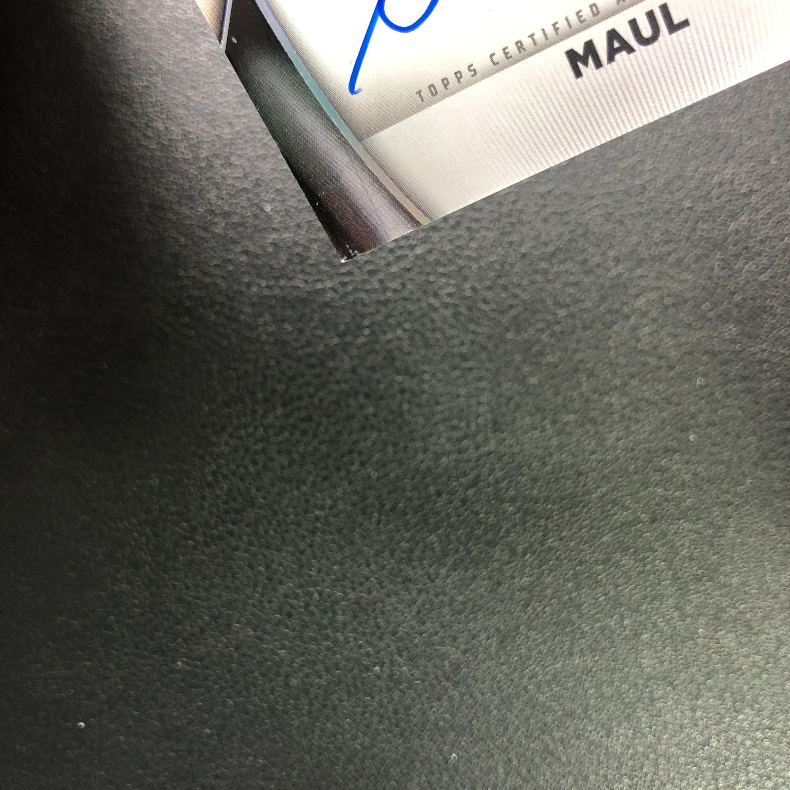2025 Topps Star Wars Masterwork On Card Auto Sam Witwer Maul Silver /50 view 2