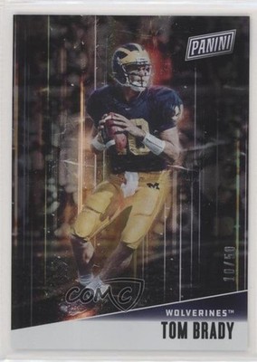2019 Panini Father's Day Panini Collection Holofoil 10/50 Tom Brady #TB 0c3